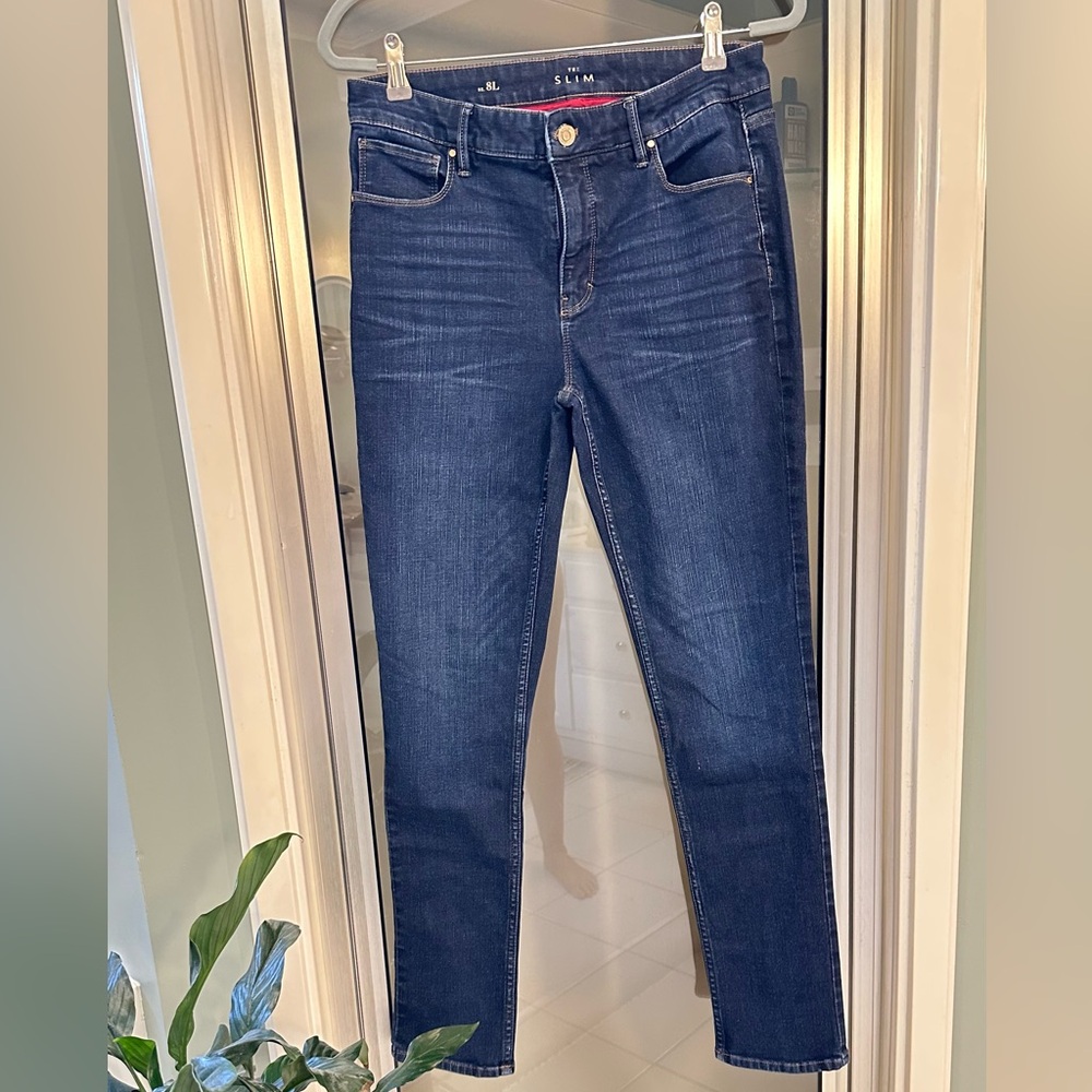White House Black Market Indigo Skinny Jeans
